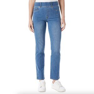 🆕 Gloria Vanderbilt Women's Shape Effect Pull-On Straight-Leg Jeans